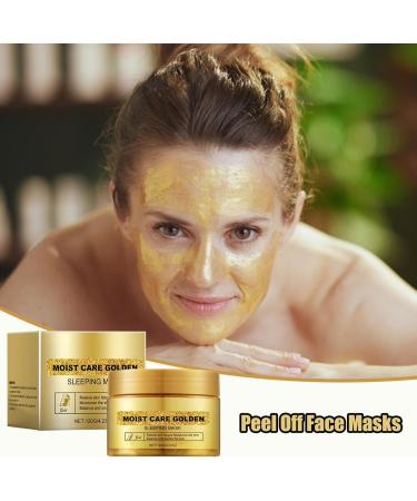 Teksome Face Peeling Facial Film - Face Tightening Peel Film - Facial Hydration Tightening Cream Brightening Golden Sleep Film For Men Women - Buy Online on SooperMarket.com