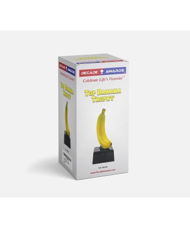 Top Banana Award Trophy - 7 Inch Tall | Engraved Plate Included - Buy Online on SooperMarket.com