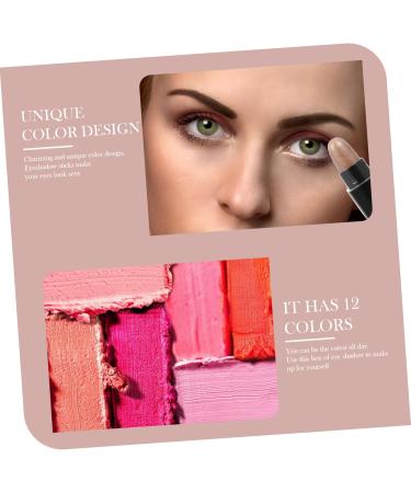 BELLIFFY 1box 12 Shadow Box Girl Makeup Eyeshadow Pen Colorful Eyeshadow Stick Beautiful Eye Cosmetics Eye Shimmer Pen Girl Cosmetics Eyeshadow Stick Beauty Eyeshadow Pen - Buy Online on SooperMarket.com