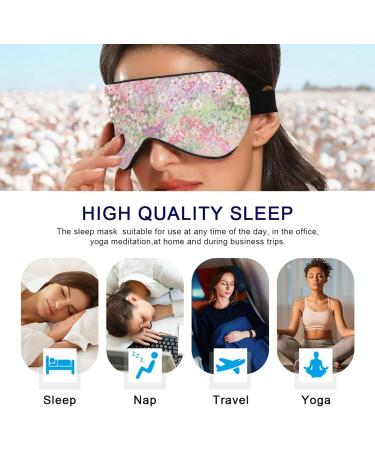 Haskirky Light Blocking Eye Mask for Deep Sleep and Comfort - Breathable, Adjustable, Ideal for Travel, Yoga, Meditation - Men and Women - Buy Online on SooperMarket.com