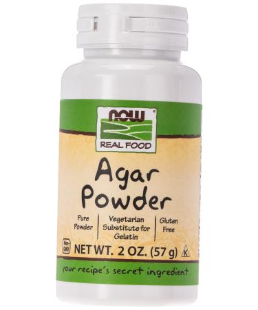 NOW Foods, Agar Pure Powder, Vegetarian Substitute for Gelatin, Gluten-free, Kosher, 2-Ounce 2 Ounce (Pack of 1)