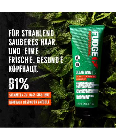 Fudge Clean Mint Shampoo - Refreshing Hair Cleanser for All Hair Types | Free International Shipping - Buy Online on SooperMarket.com
