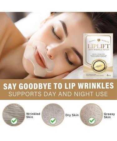 Buy Lip Lift Anti-Wrinkle Patches | Smooth Smile Lines & Fine Lines Fast - Gold Silicone Lip Mask - Buy Online on SooperMarket.com