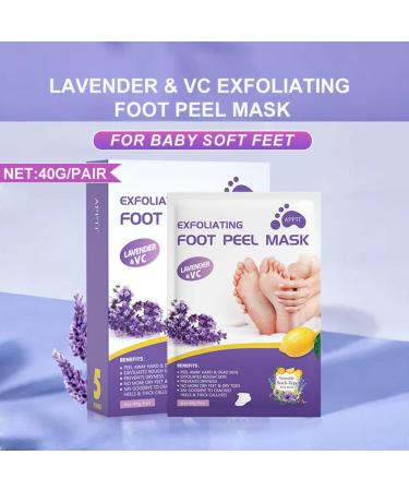 5 Pair Foot Mask - Intensive Peeling & Moisturizing Socks for Dry & Cracked Feet | Foot Spa Treatment for Men & Women - Buy Online on SooperMarket.com