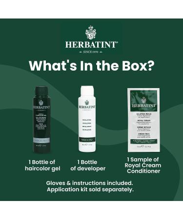 Herbatint Permanent Haircolor Gel 4D Golden Chestnut - Alcohol Free, Vegan Formula - 100% Grey Coverage - 4.56 fl oz - Buy Online on SooperMarket.com