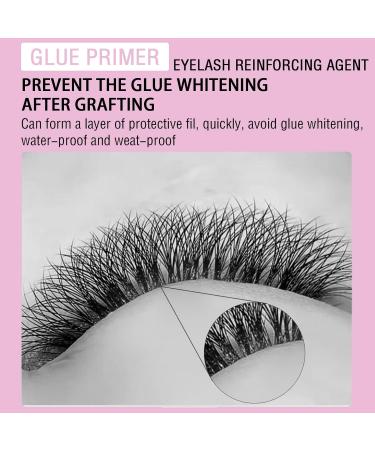 Lash Primer 10ML for Eyelash Extensions | Pre-Treatment for Semi Permanent Lashes | Removes Proteins & Oils | Increases Glue Bonding Retention | Includes Dropper - Buy Online on SooperMarket.com