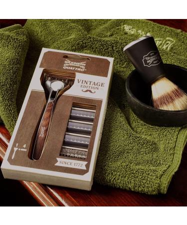 Wilkinson Sword Quattro Men's Razor Vintage Edition - Premium Shaving Experience | 1 Pack - Buy Online on SooperMarket.com