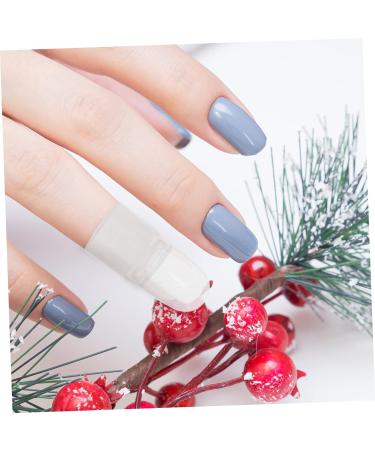Beavorty 60 Pcs Nail case nail polish protector nail polish holder gel for nails nail art gel finger nail soak off nail polish cap holder nail polish cover nail polish varnish shield hat 4x2cmx3pcs As Shownx3pcs - Buy Online on SooperMarket.com