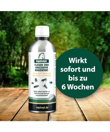 Equisept Fly & Vermin Concentrate for Horses - 500ml | Immediate & Long-Term Fly Spray Solution - Produces Up to 50 Liters - Buy Online on SooperMarket.com