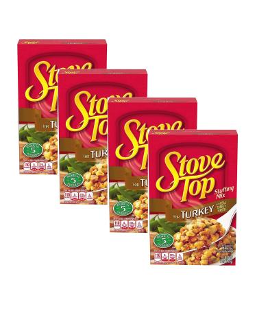 Stove Top Turkey Stuffing Mix 170g | Perfect Stuffing Side at Any Family Meal | Pack of 4