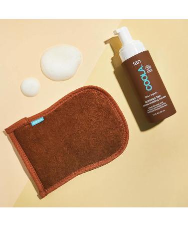 Coola Sunless Self Tanner Mitt - 2-in-1 Applicator & Exfoliator for Face & Body | Supports Sunless Tanning Lotion Application - Buy Online on SooperMarket.com