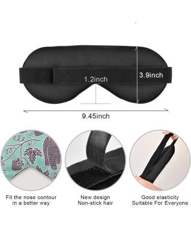 Haskirky Light Blocking Eye Mask for Deep Sleep on Business Trips - Adjustable and Breathable Adult Men and Women - Ideal for Yoga, Meditation, and Office Use - Buy Online on SooperMarket.com