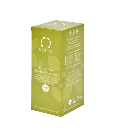 Solaris Organic Jasmine Green Tea - 40 Silk Tea Bags | Premium Quality | Eco-Friendly & International Shipping - Buy Online on SooperMarket.com