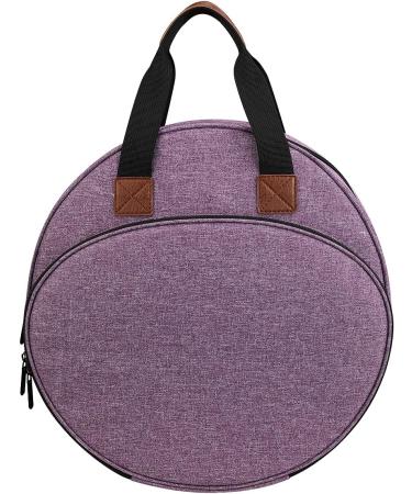 MIOKY Embroidery Bag for Cross Stitch Projects - Purple Travel Tote Organizer for Hoops, Floss, and Tools - Buy Online on SooperMarket.com