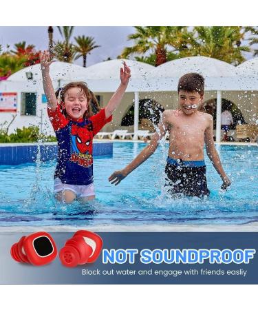 Swim Ear Plugs - Waterproof Silicone for Adults & Kids - 4 Sizes for Small Ear Canals - Buy Online on SooperMarket.com