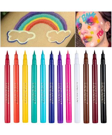 DekRion Liquid Eyeliner - Long-lasting Yellow Colored Eyeliner | Waterproof, High-pigmented Formula for Eye Makeup - 1PC Yellow 03 - Buy Online on SooperMarket.com