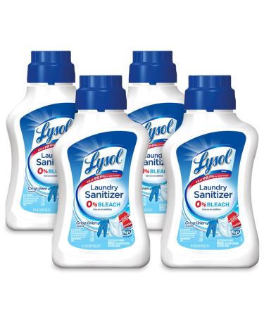 Lysol Laundry Sanitizer Additive Crisp Linen 164oz (4X41oz)