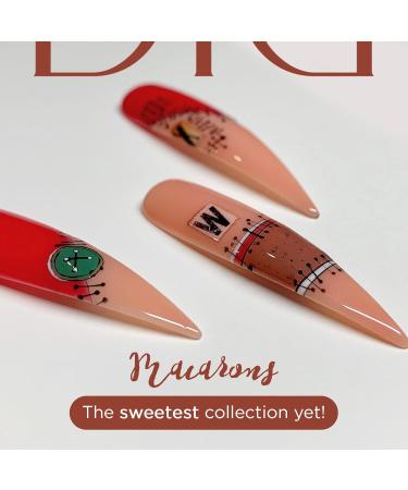 Didier Lab - Premium Gel Nail Polish Macarons - Chocolate - Gel Nail Varnish - Nail Art - Long-Lasting High Gloss Wear - Easy to Apply - Gel Nails - Rich Pigment - UV/LED - Chip Resistant - Buy Online on SooperMarket.com