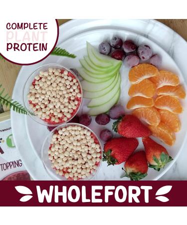 Puffed Quinoa Cereal: Vegan, Gluten Free, Non-GMO | 9 oz | Wholefort Unflavored - Crunchy Quinoa for Snacks, Cereal, Salad Topper | Sustainable Energy | Good Mood Food | Pack of 1 - Buy Online on SooperMarket.com