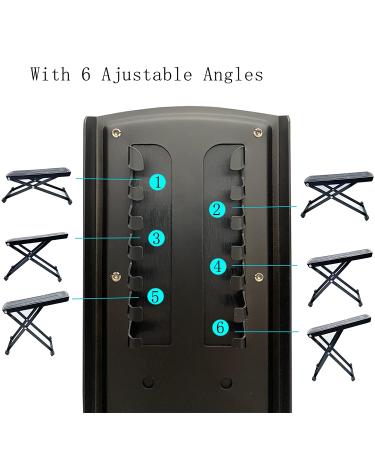 Pedicure Foot Rest Stand | Beauty Footrest for Pedicures | Adjustable & Non-Slip | Home Foot Spa Toenail Care - Buy Online on SooperMarket.com