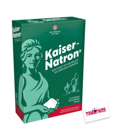 Emperor Natron powder 1 x 250g |Pure sodium hydrogen carbonate for kitchen and household powder gluten -free vegan lactose -free + zama4zingo card