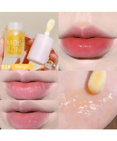 3PCS Plumping Lip Oil Set - Hydrating Lip Glow with Big Brush Head, Non-sticky Formula for Lip Care and Dry Lips - Buy Online on SooperMarket.com