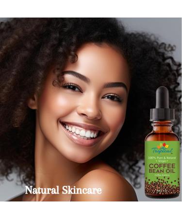 100% Pure Roasted Coffee Bean Oil - Virgin Cold Pressed Unrefined for Massage Soap Making Hair Skin & Nails | 2 fl oz - International Shipping - Buy Online on SooperMarket.com