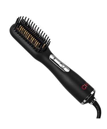 CHI 3-in-1 Hot Smoothing Dryer Brush Creates A Smooth & Shiny Salon Blowout Detangles Hair Seals In Natural Moisture & Fights Frizz Cruelty-Free