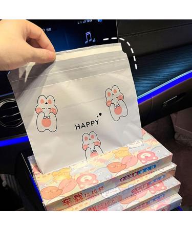 100 Easy Stick-On Car Trash Bag Portable Car Garbage Bags Waterproof Leak Proof Barf Vomit Bags Adhesive Kitchens Trash Bags for Car Travel Home - Buy Online on SooperMarket.com