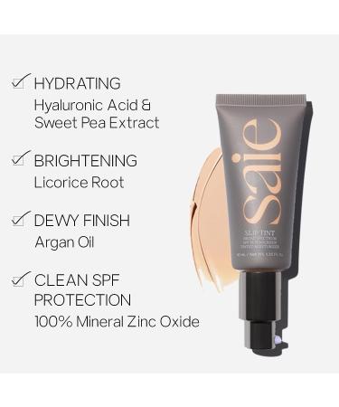Saie Slip Tint SPF 35 Tinted Moisturizer - Shade Five (1.35 oz) - Buy Online on SooperMarket.com
