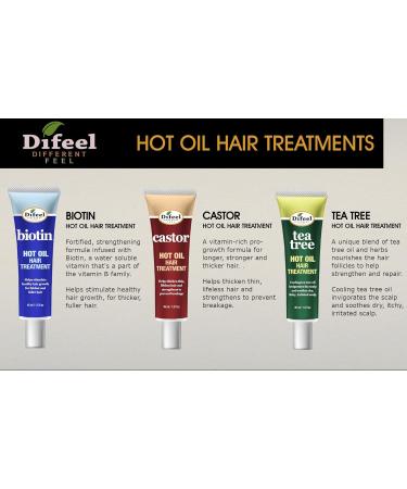Difeel Biotin Hot Oil Hair Treatment 1.5 oz (Pack of 2) - Deep Conditioning Treatment - Buy Online on SooperMarket.com