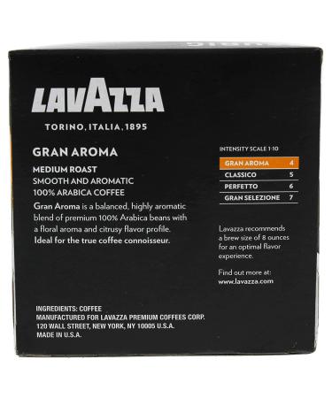 Gran Aroma Medium Roast Coffee Pods by Lavazza - 10 Packs (0.34 oz each) - Buy Online on SooperMarket.com