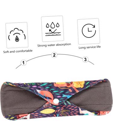 Healvian 6pcs Maternity Sanitary Napkin Panties | Bamboo Menstrual Pad Set for Women | Washable & Stay Dry Cloth Pads - Buy Online on SooperMarket.com
