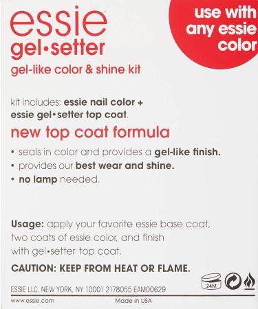 Essie Gel Setter Longwear & Shine Color Kit - High Class Affair Nude Nail Polish & Top Coat | Perfect Gifts for Women & Men | 0.46Oz - Buy Online on SooperMarket.com