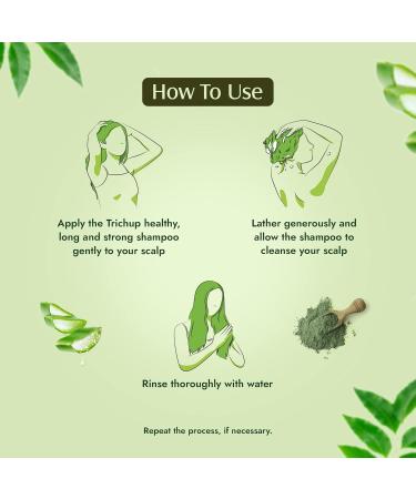Healthy Long & Strong Herbal Hair Shampoo - Pack of 3 (200ml each) | Nourish & Strengthen Your Hair - Buy Online on SooperMarket.com