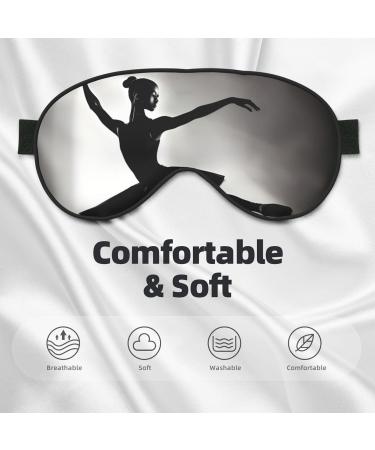 Ballerina Dance Soft Sleep Eye Mask | Breathable Eye Patch for Women | Perfect for Travel & Relaxation - Buy Online on SooperMarket.com