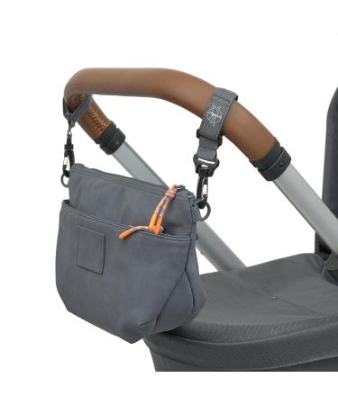 L SSIG Baby Stroller Organizer & Shoulder Bag - Anthracite | Complete Stroller Solution with Attachment | Buggy Bum Bag - Buy Online on SooperMarket.com