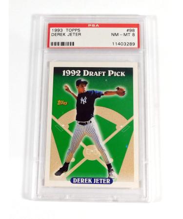 Derek Jeter Graded PSA 8 NM-MT (Baseball Card) 1993 Topps - Base #98