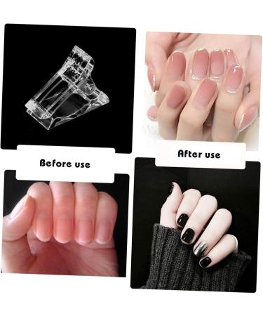 PLAFOPE 1 Set Nail Extension Set Nail Tools for Nail Art Nail Decoration Tool Nail Extension Brush Finger Extension Manicure Tool Nail Patch Fixing Clips Nail Art Tools Nail Clip Plastic - Buy Online on SooperMarket.com