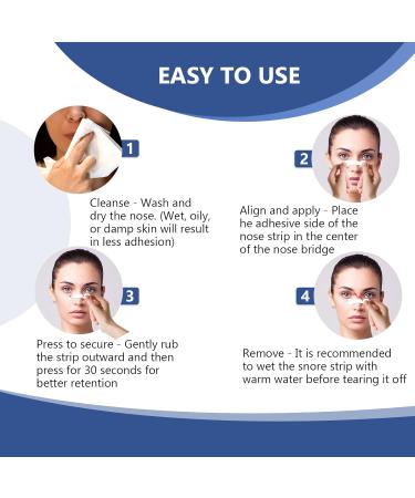 Nasal Strips Anti Snoring Devices - 60 Pcs Nose Strips for Effective Snoring Relief and Nasal Congestion - Buy Online on SooperMarket.com