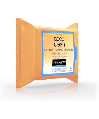 Neutrogena Deep Clean Oil-Free Makeup Remover Cleansing Wipes - Gentle Cleansing for Clear Skin - Buy Online on SooperMarket.com