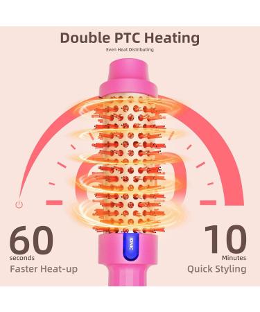 Buy Thermal Brush Blowout - Heated Round & Curling Brush Adjustable TEM Settings Purple - Fast International Shipping - Buy Online on SooperMarket.com