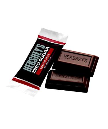 HERSHEY'S SPECIAL DARK Zero Sugar Chocolate Candy Bars  Individually Wrapped  Aspartame Free  3 oz  Bags (Pack of 12) - Buy Online on SooperMarket.com