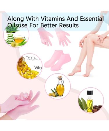 Silicone Socks for Cracked Feet - Moisturizing Gel & Aloe Foot Care Set for Women - Buy Online on SooperMarket.com