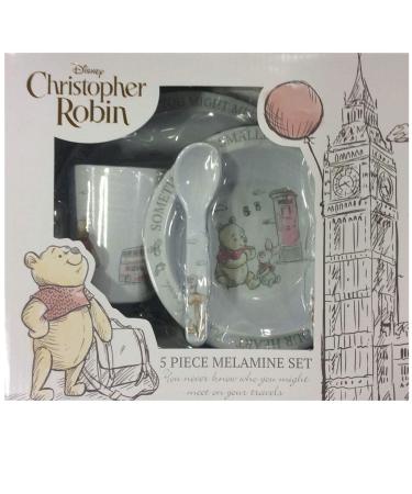 Disney Christopher Robin 5 Piece Melamine Crockery Set Di519