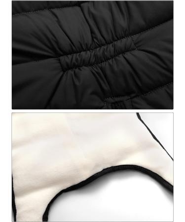 Happy Cherry Baby Winter Pants - Newborn Boys Girls Overall Ski Trousers - Infant Warm Snow Bib Pant - Toddler Windproof Padded Snowsuit Bottoms - Elastic Buttom Zipper Outerwear Outfits - Black (Size 80) - Buy Online on SooperMarket.com