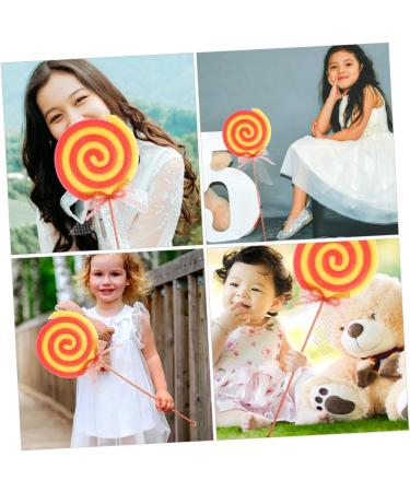 CHILDWEET 2pcs Lollipop Model Giant Fake Lollipops Christmas Lollipop Decorations Large Lollipop Ornaments Faux Lollipop Decor Birthday Lollipops Big Lollipop Prop Toy Studio Photo Plastic - Buy Online on SooperMarket.com