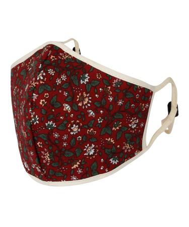 WITHMOONS Face Mouth Bandana Summer Thin Double Layers Washable Reusable DN1018 Red
