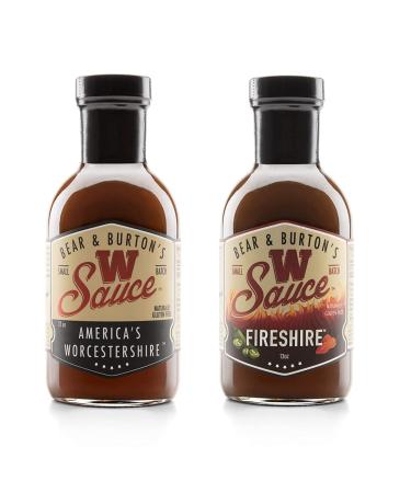 Bear & Burton's W Sauce + Fireshire Two Pack Fireshire and Original W Sauce 12 Fl oz