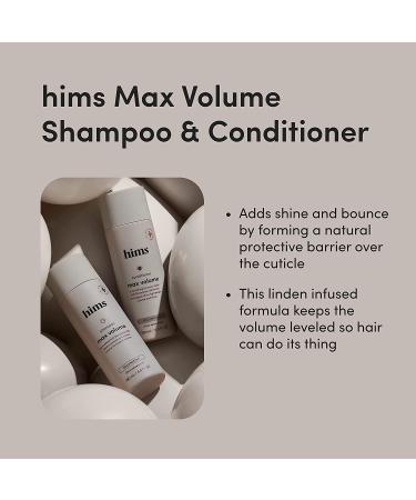 Hims Max Volume Shampoo & Conditioner Pack - Citrus Spice - Men's Natural Volumizing Hair Care - 2 x 6.4 fl oz - Buy Online on SooperMarket.com